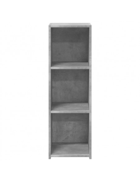 Credenza Grigio Cemento 30x41x93 cm in Legno Multistrato