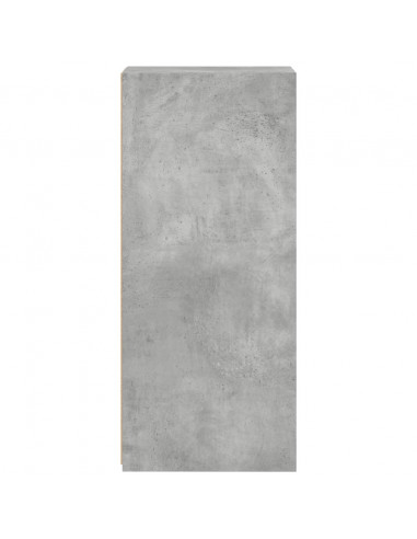 Credenza Grigio Cemento 30x41x93 cm in Legno Multistrato