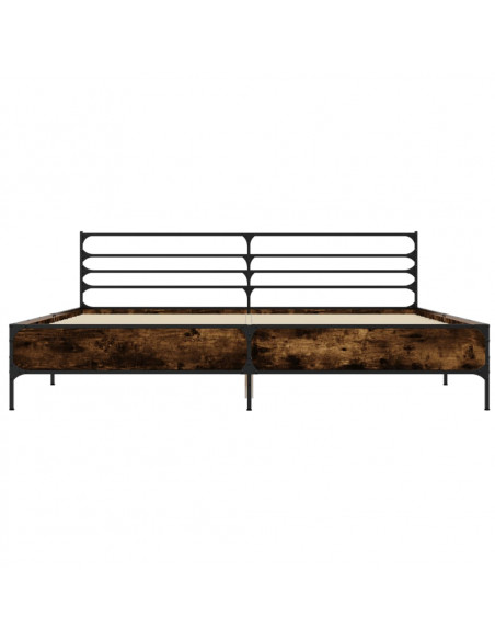Giroletto Rovere Fumo 180x200 cm in Legno Multistrato Metallo