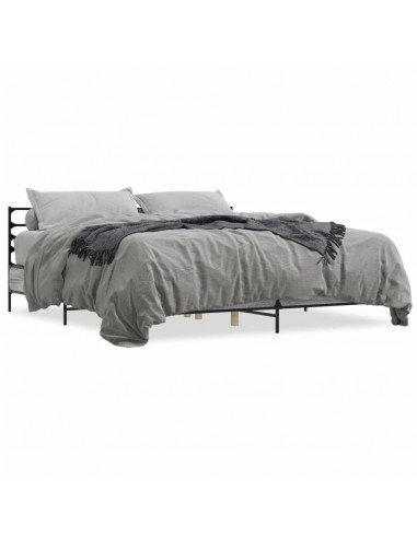 Giroletto Grigio Sonoma 200x200 cm in Legno Multistrato Metallo