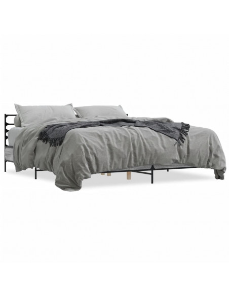 Giroletto Grigio Sonoma 200x200 cm in Legno Multistrato Metallo