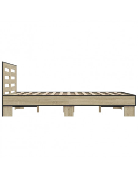 Giroletto Rovere Sonoma 120x200 cm in Legno Multistrato Metallo