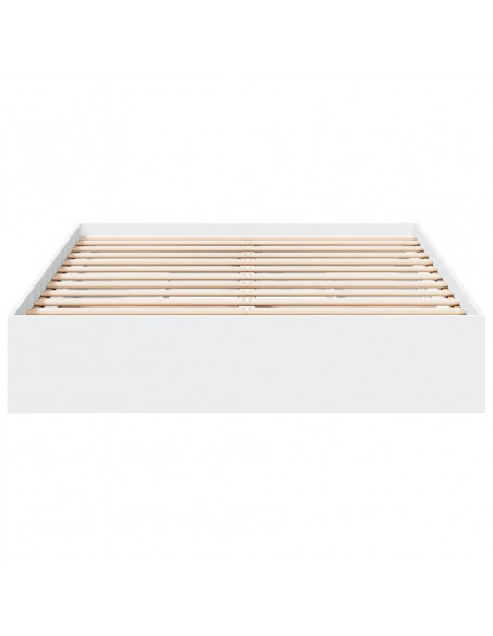 Giroletto con Cassetti Bianco 120x200 cm in Legno Multistrato