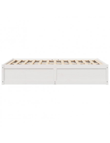 Giroletto Bianco 135x190 cm Legno Massello di Pino
