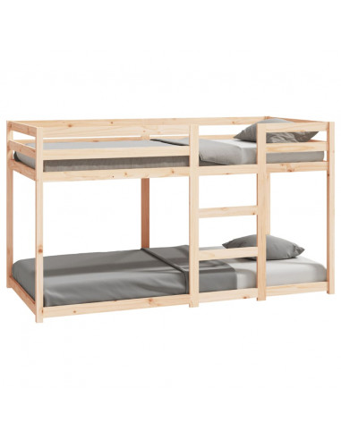 Letto a Castello 90x190 cm in Legno Massello di Pino