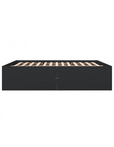 Giroletto Nero 180x200 cm in Legno Multistrato