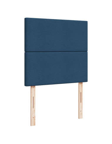 Giroletto a Molle con Materasso Blu 80x200 cm inTessuto