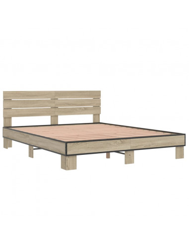 Giroletto Rovere Sonoma 150x200 cm in Legno Multistrato Metallo