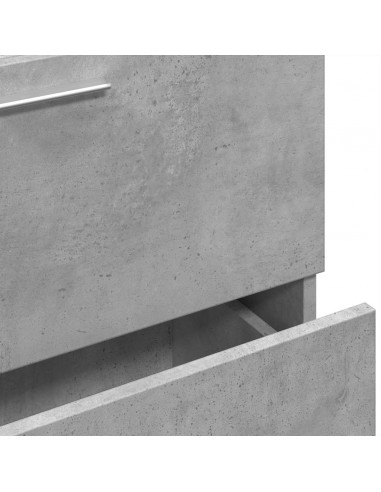 Mobile Lavabo Grigio Cemento 59x37x59 cm in Truciolare