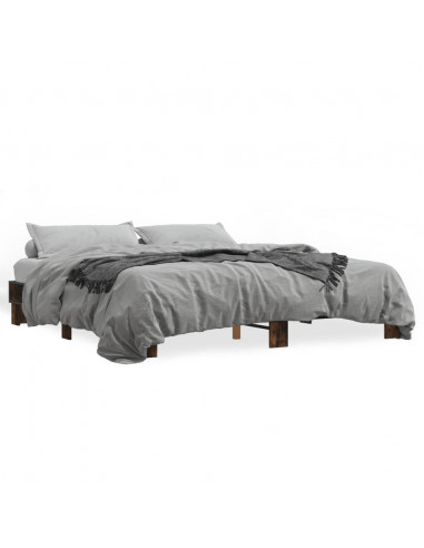 Giroletto Rovere Fumo 200x200 cm in Legno Multistrato e Metallo