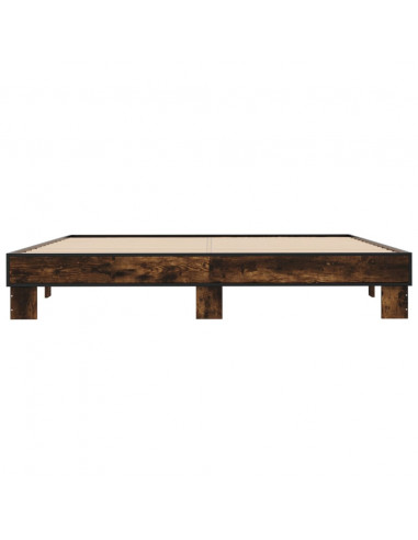 Giroletto Rovere Fumo 200x200 cm in Legno Multistrato e Metallo