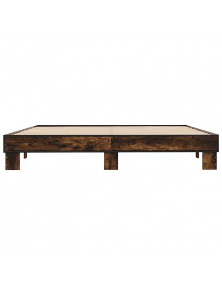 Giroletto Rovere Fumo 200x200 cm in Legno Multistrato e Metallo
