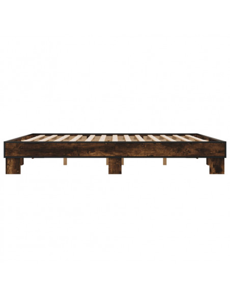 Giroletto Rovere Fumo 200x200 cm in Legno Multistrato e Metallo