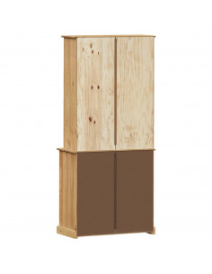 Credenza VIGO 80x40x176 cm in Legno Massello di Pino 2