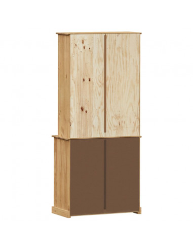 Credenza VIGO 80x40x176 cm in Legno Massello di Pino