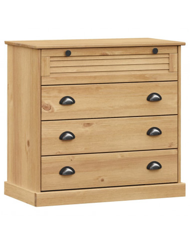 Credenza VIGO 80x40x176 cm in Legno Massello di Pino