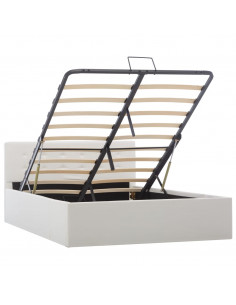 Giroletto con Contenitore Idraulico Bianco Similpelle 120x200cm 2