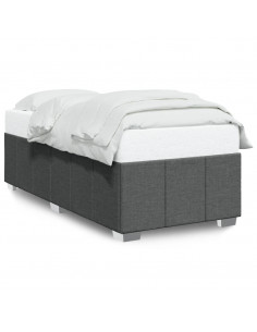 Giroletto senza Materasso Grigio Scuro 80x200 cm Tessuto 2