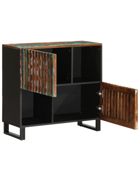 Credenza 80x34x75 cm in Legno Massello di Acacia