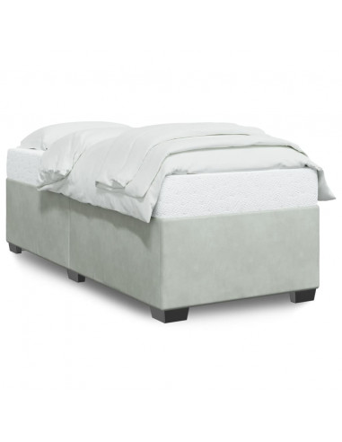 Giroletto Grigio Chiaro 100x200 cm in Velluto