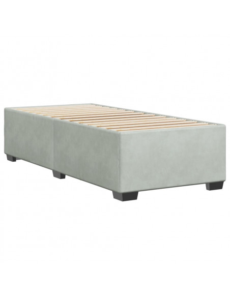 Giroletto Grigio Chiaro 100x200 cm in Velluto