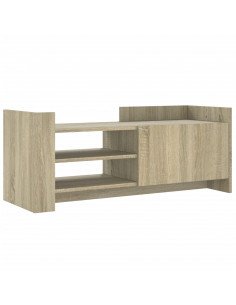 Mobile per TV Rovere Sonoma 100x35x40 cm Legno Multistrato 2