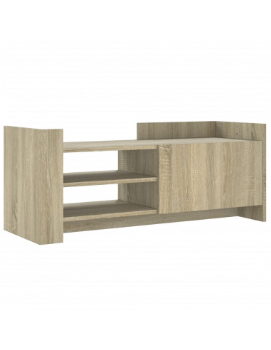 Mobile per TV Rovere Sonoma 100x35x40 cm Legno Multistrato
