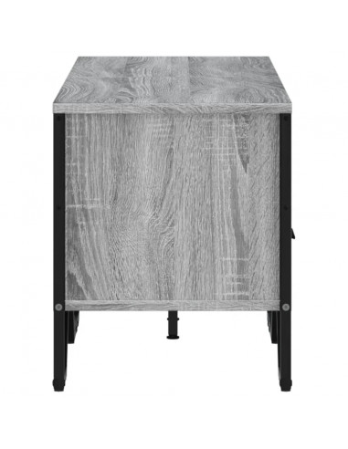 Mobile Porta TV Grigio Sonoma 122x34x41cm in Legno Multistrato