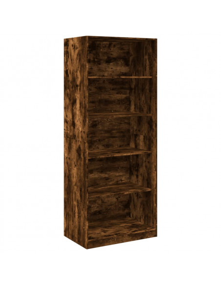 Armadio Rovere Fumo 80x50x200 cm in Legno Multistrato