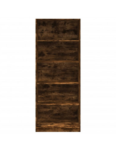 Armadio Rovere Fumo 80x50x200 cm in Legno Multistrato