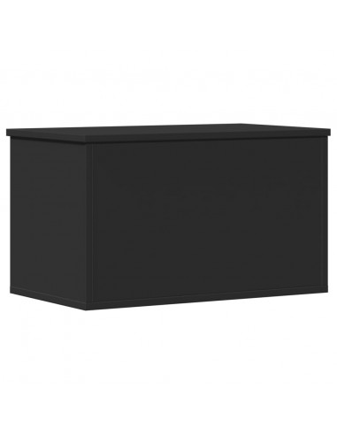 Contenitore Portaoggetti Nero 60x35x35 cm in Truciolato