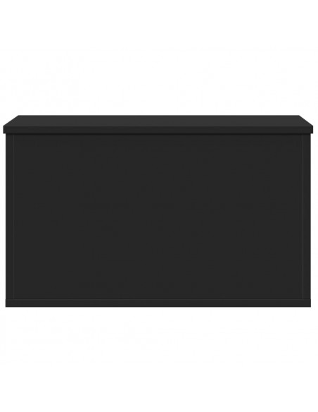 Contenitore Portaoggetti Nero 60x35x35 cm in Truciolato