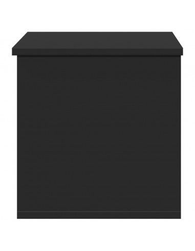 Contenitore Portaoggetti Nero 60x35x35 cm in Truciolato