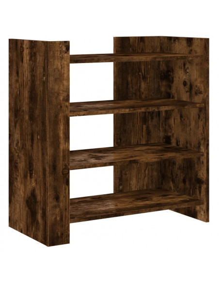 Credenza Rovere Fumo 73,5x35x75 cm in Legno Multistrato