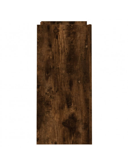 Credenza Rovere Fumo 73,5x35x75 cm in Legno Multistrato