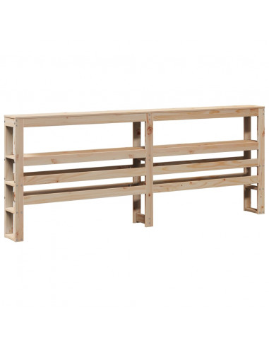 Letto senza Materasso 180x200 cm in Legno Massello di Pino