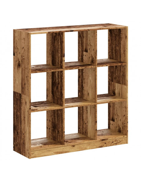 Libreria Legno Antico 102x32x108 cm in Legno Multistrato