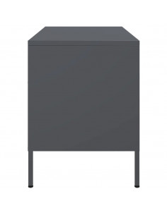 Mobile TV Antracite 68x39x50,5 cm in Acciaio 2