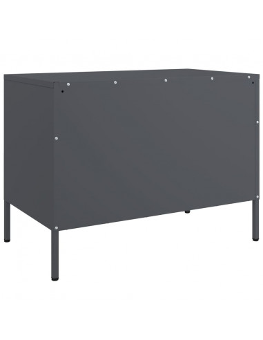 Mobile TV Antracite 68x39x50,5 cm in Acciaio