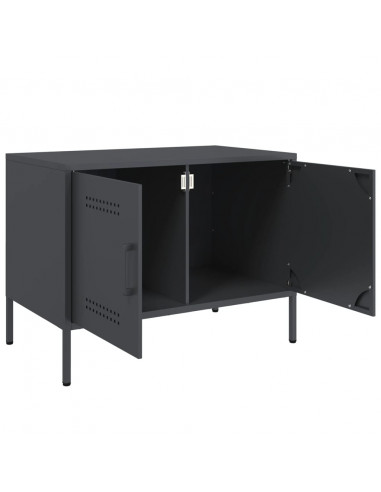 Mobile TV Antracite 68x39x50,5 cm in Acciaio