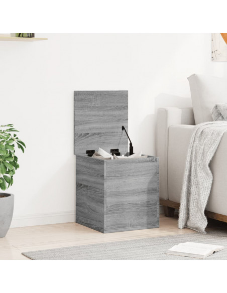 Contenitore Grigio Sonoma 40x42x46 cm Legno Multistrato