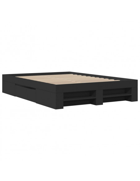 Giroletto Nero 120x190 cm in Legno Multistrato
