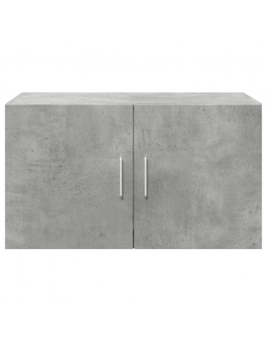 Mobile a Parete Grigio Cemento 70x42,5x40 cm Legno Multistrato