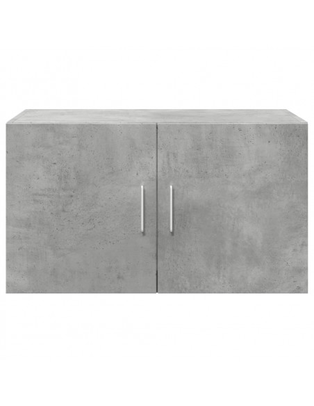 Mobile a Parete Grigio Cemento 70x42,5x40 cm Legno Multistrato
