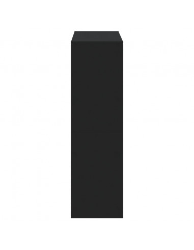 Libreria Nera 102x32x108 cm in Legno Multistrato