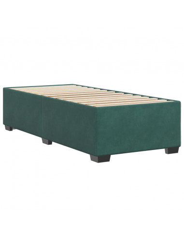 Giroletto Verde Scuro 90x200 cm in Velluto