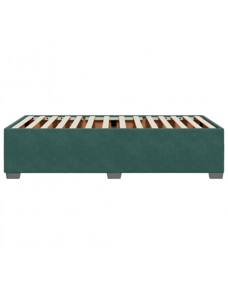 Giroletto Verde Scuro 90x200 cm in Velluto