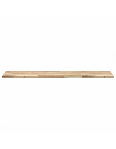 Ripiano a Parete 140x40x2 cm Legno Massello Acacia Non Trattato