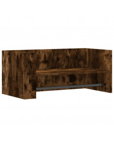 Mensola a Muro Rovere Fumo 70,5x35x30,5 cm Legno Multistrato 2