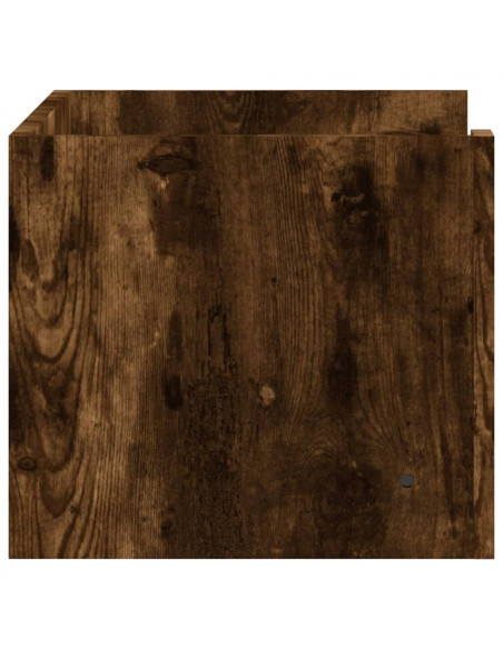 Mensola a Muro Rovere Fumo 70,5x35x30,5 cm Legno Multistrato